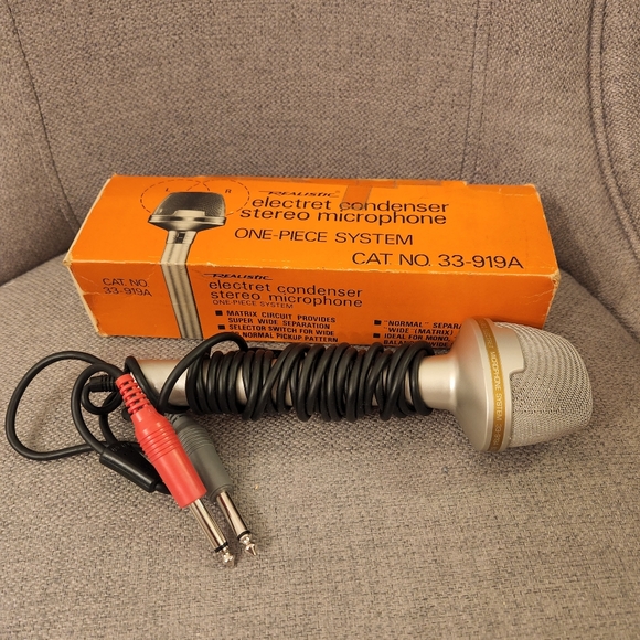 Other Realistic Electret Condenser Stereo Microphone Poshmark